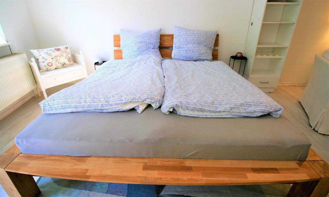 Zentrale Ferienwohnung „Treibholz“ Im Sonnenblumenhaus 弗伦斯堡 外观 照片